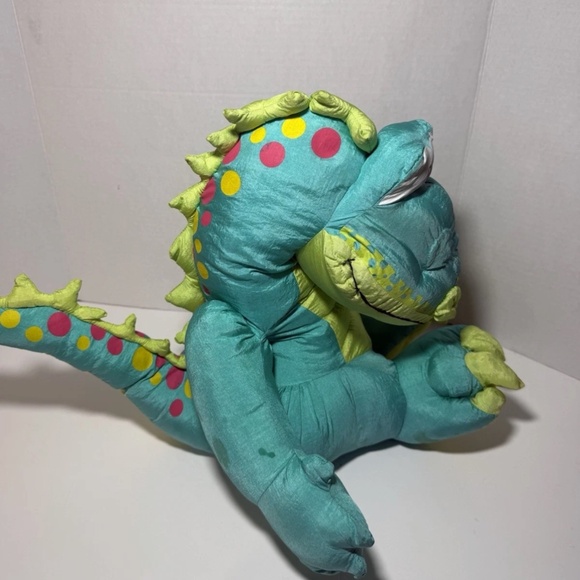 Publix Dinosaur Plush Mascot Plato Super Market Promo Toy Blue Green 15” - Picture 2 of 5